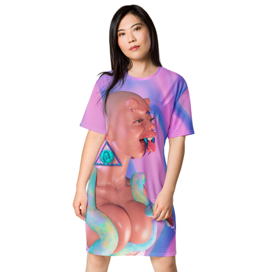 Digital Demons T-shirt dress